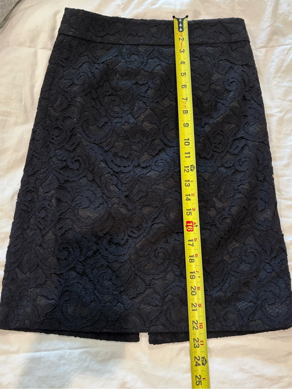 Banana Republic Black Lace Pencil Skirt